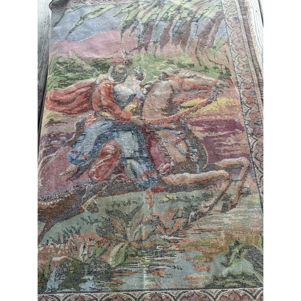 Fringed Tapestry Rug Wall Art 67